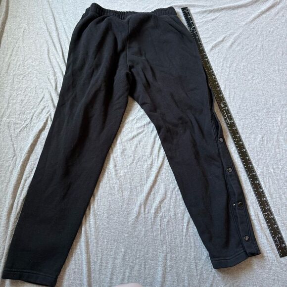 Sz Medium Our Universe Black Marvel Avengers Snap Button Sweatpants - Picture 9 of 12